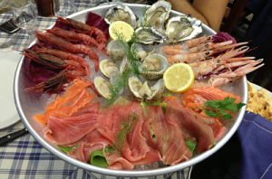 Crudité, antipasto di pesce - Ristorante Le Capannelle